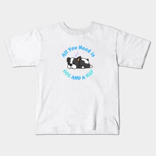 French Bulldog Needs a Nap Kids T-Shirt